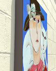 Available Now - Lady with Cat