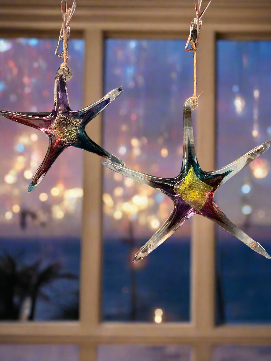 Large Glass Star Suncatcher