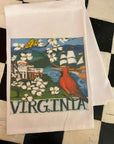 NANCY THOMAS KITCHEN TEA TOWELS - STATES - VIRGINIA