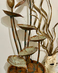 Metal Lily Pads Fountain