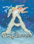 King Size Plush Beach Towels ~ A for Angel of Anglaise