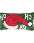 C_Ho Ho Ho Santa Hat Hooked Pillow
