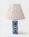 Floral Vines Table Lamp - Navy