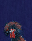 King Size Plush Beach Towels - Multi Color Chicken