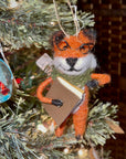 Ornament - Caroling Foxes