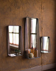 Metal Framed Mirrors with Shelves