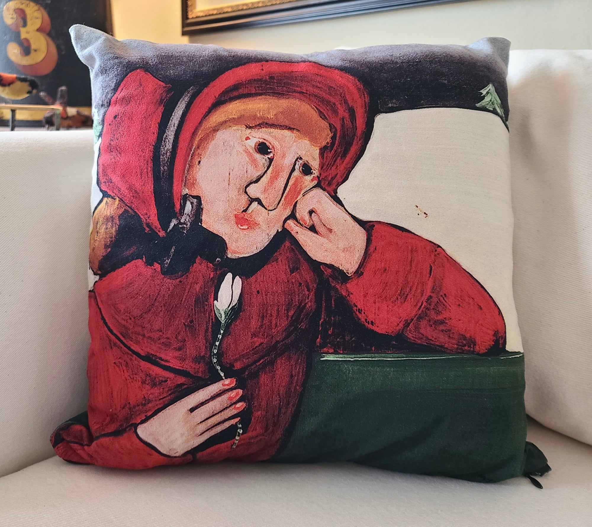 NANCY THOMAS PILLOWS - The Rose (16x16 Microsuede)-DISCONTINUED