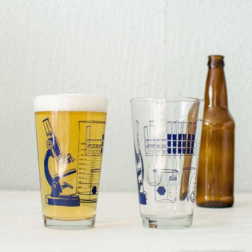 Science Tools Pint Glasses - Set of 2
