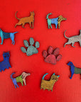Dog, Cat, Paw Print magnets