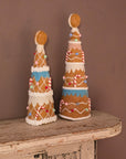 C_ Felt Gingerbread Christmas Tree (2 sizes)