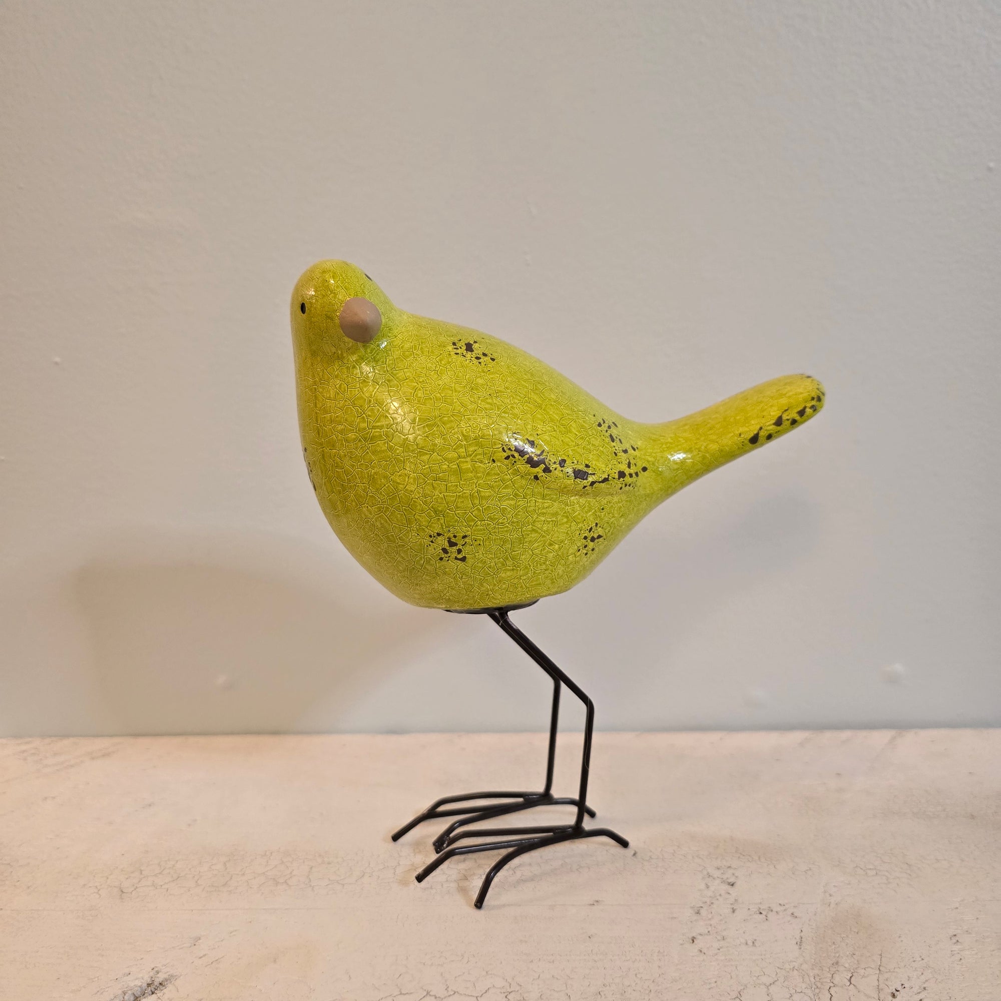 Little Birdie Statue - Perfect Avocado Green