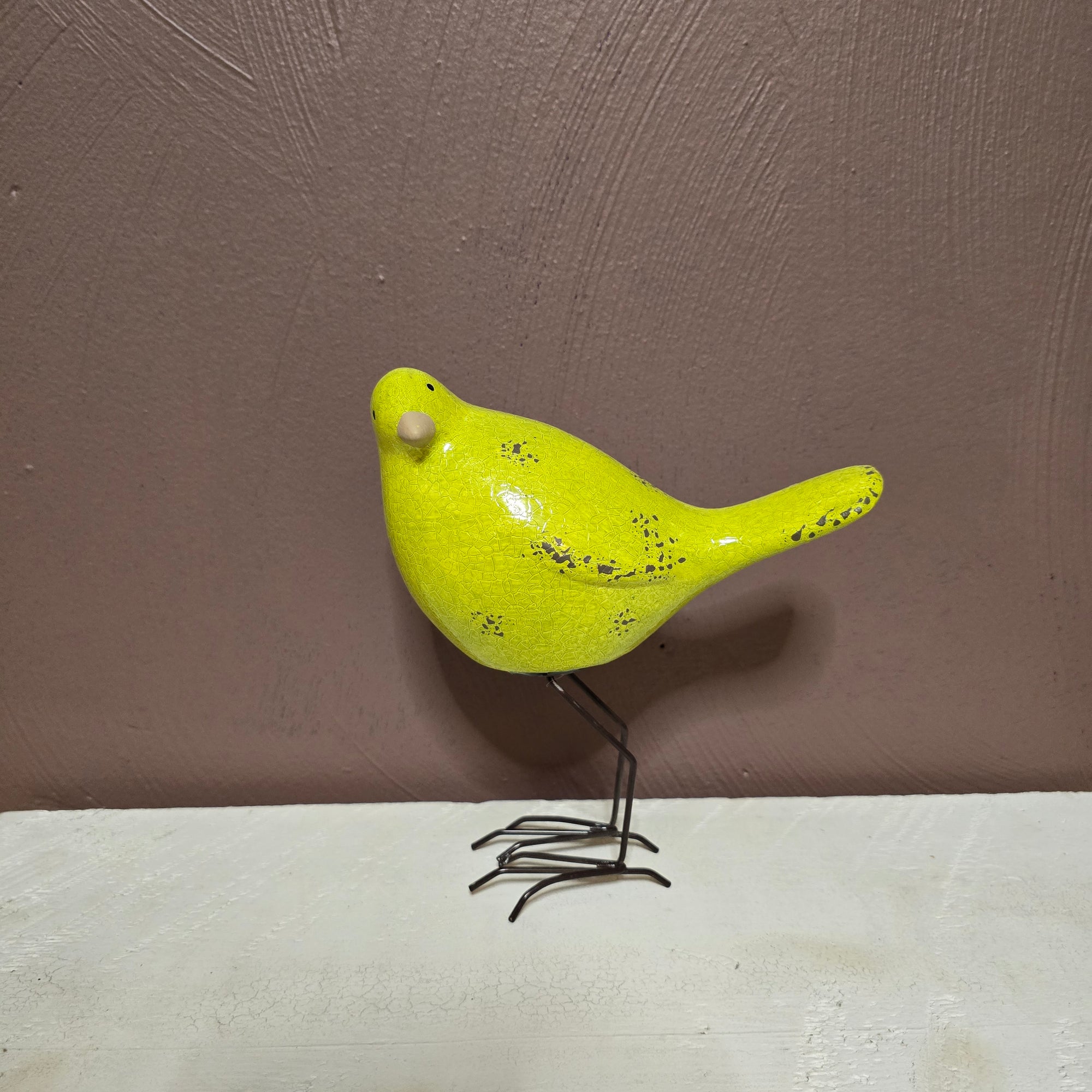 Little Birdie Statue - Perfect Avocado Green