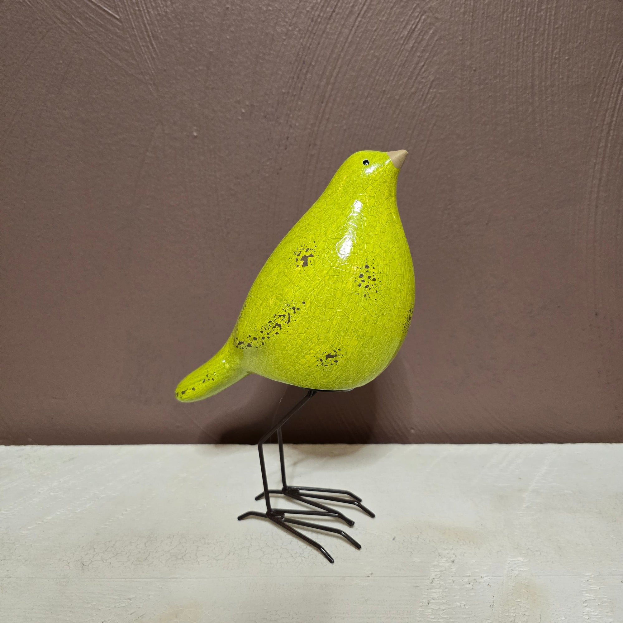 Little Birdie Statue - Perfect Avocado Green