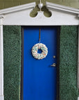 Coastal Seashell Wreath -  Light Blue/Aqua