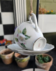 Teacup Bird Feeder - Dogwoood