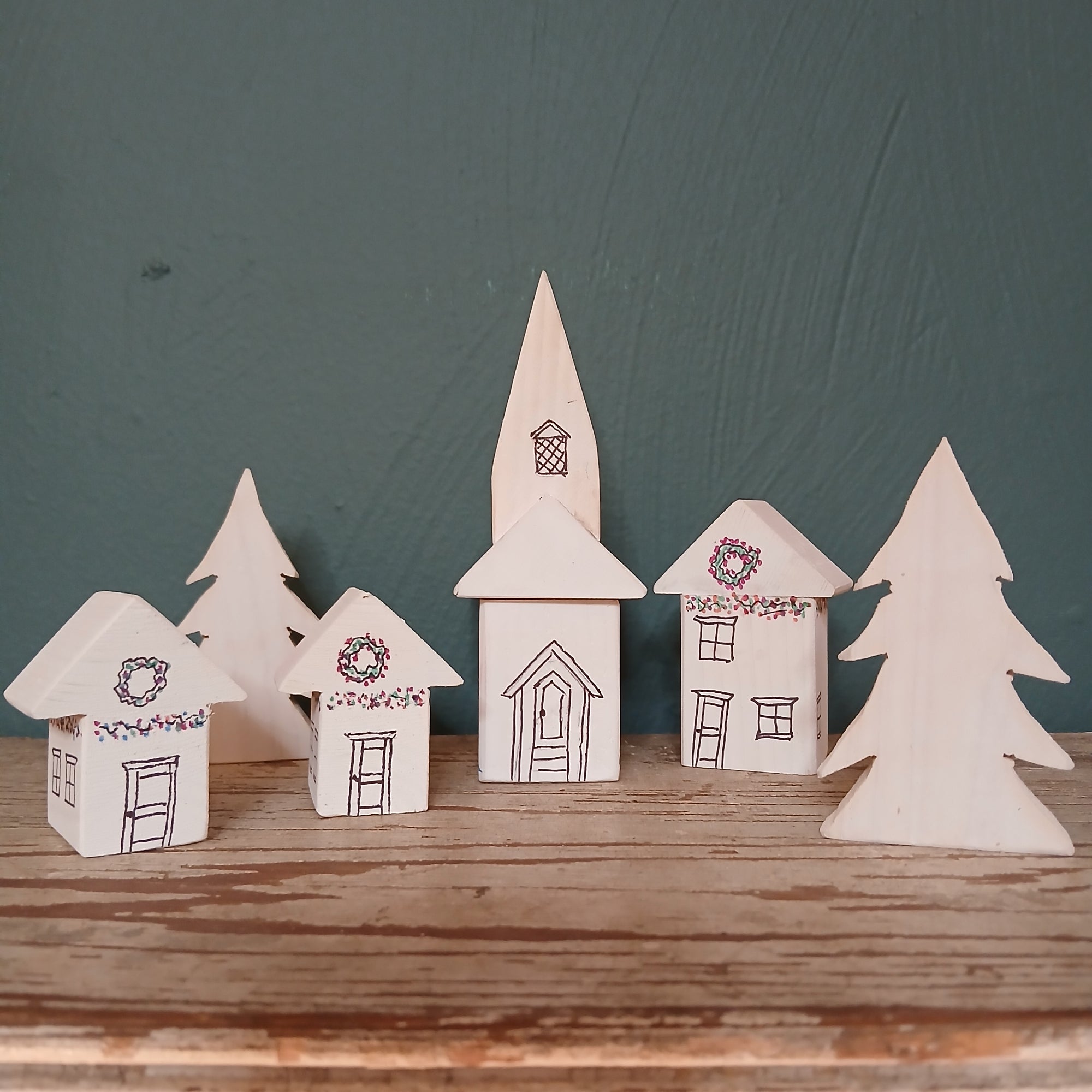 Mike Krauser "Tiny Houses" - The Christmas Village