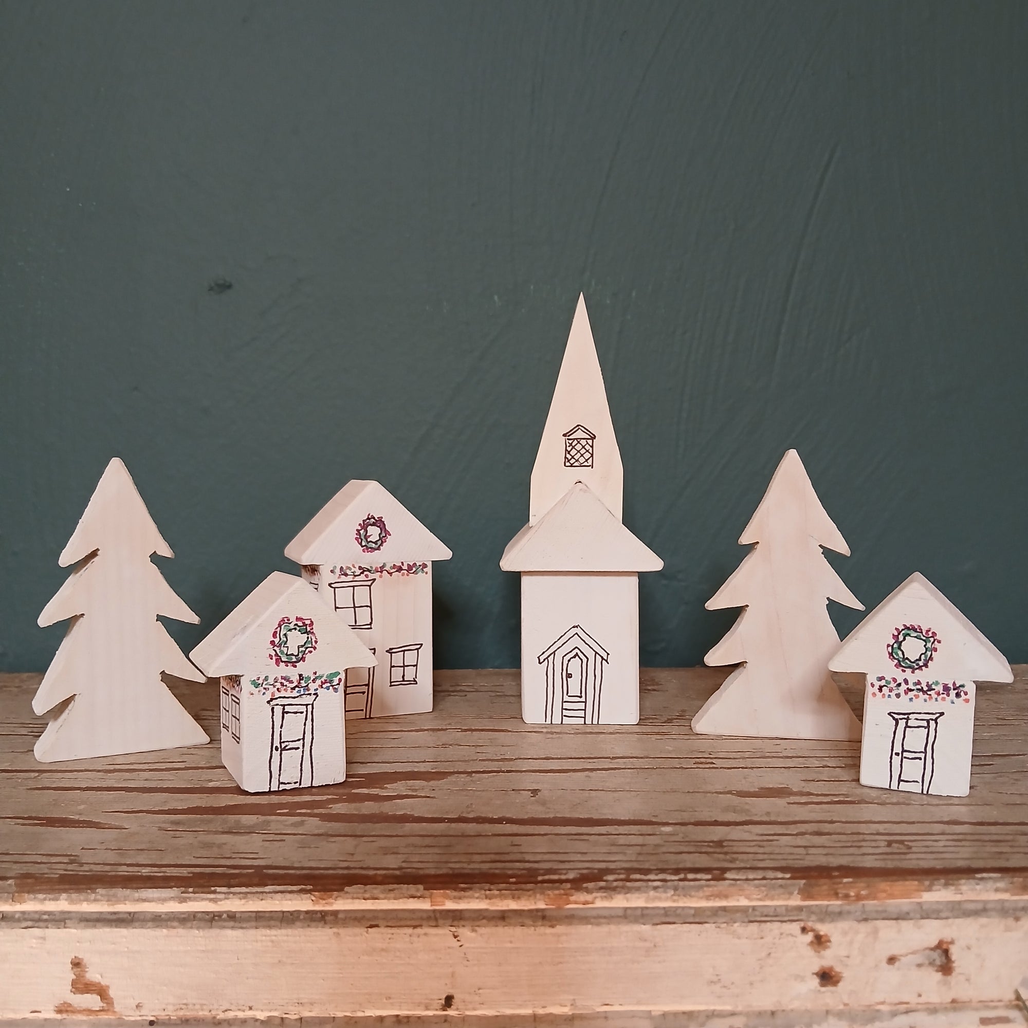 Mike Krauser "Tiny Houses" - The Christmas Village