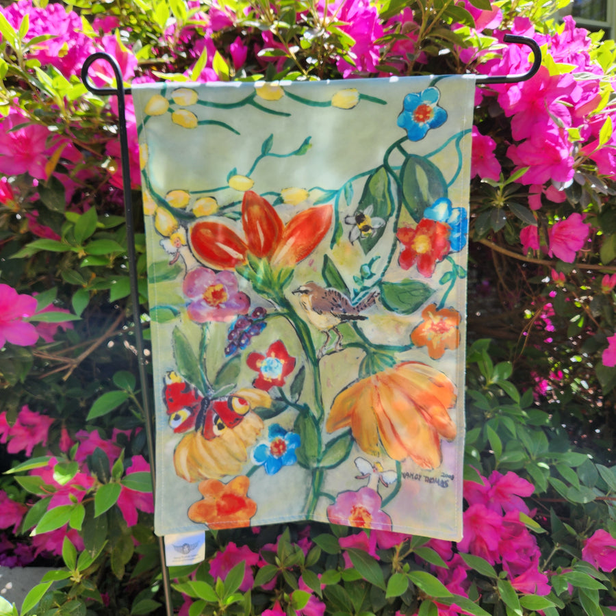 Garden Flags - Flowers Creatures