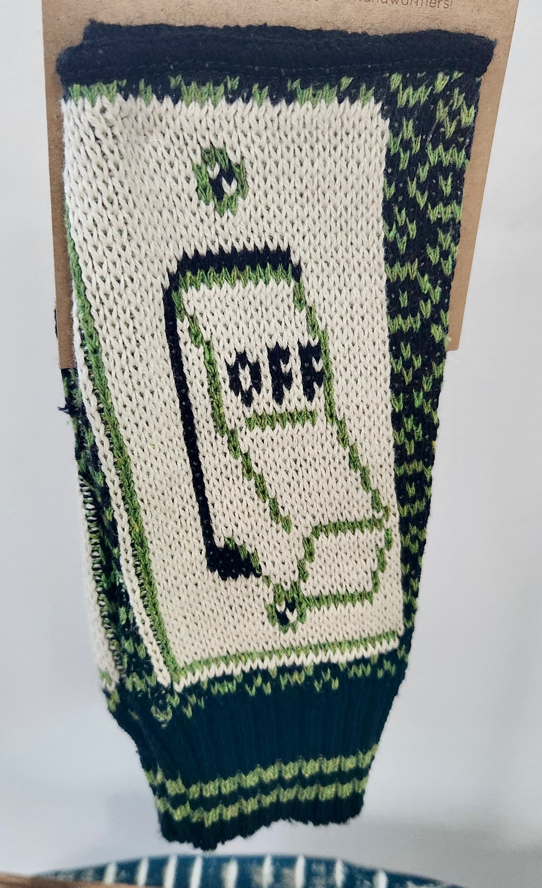 Hand Warmer Fingerless Gloves - Lights on!