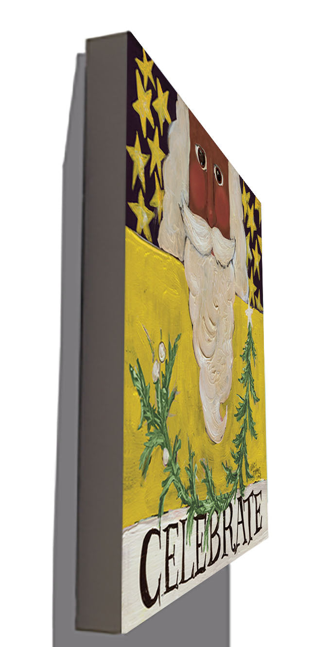 Available Now - Celebrate Santa - Young at Heart Yellow