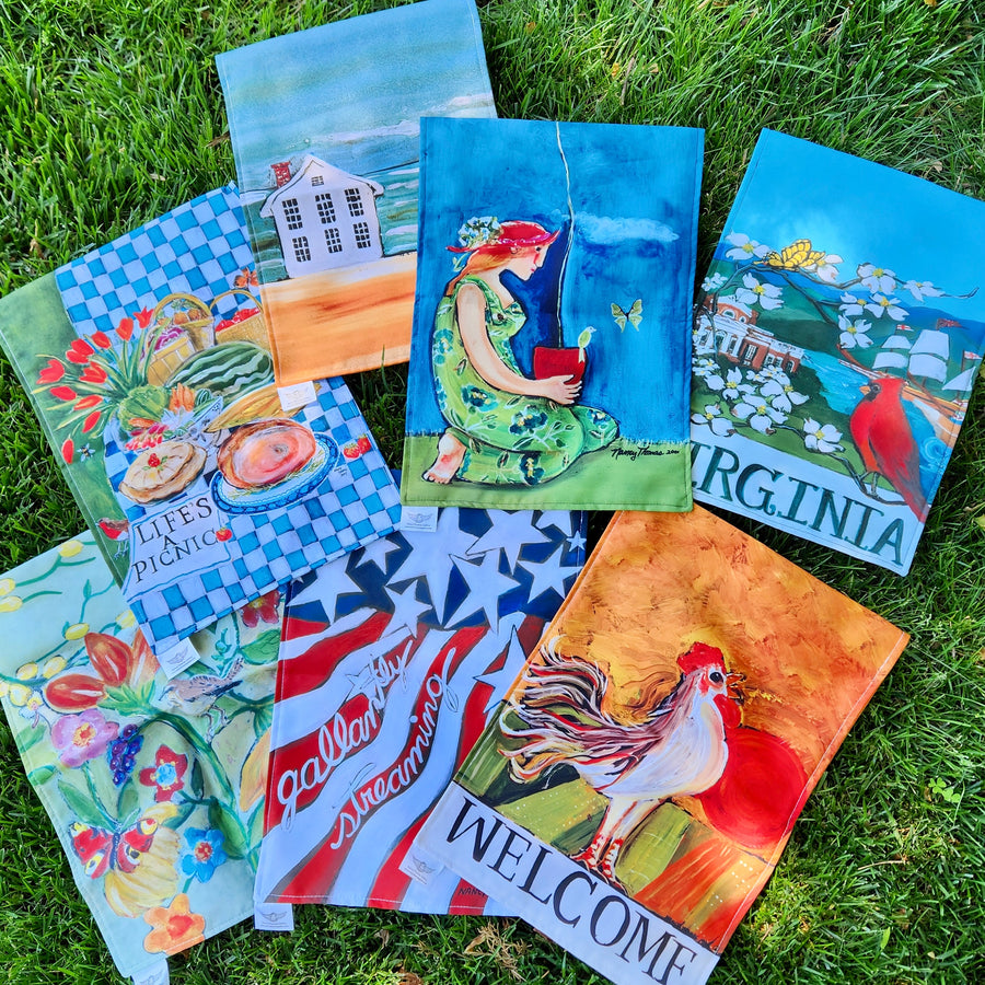 Garden Flags - Seaside Home