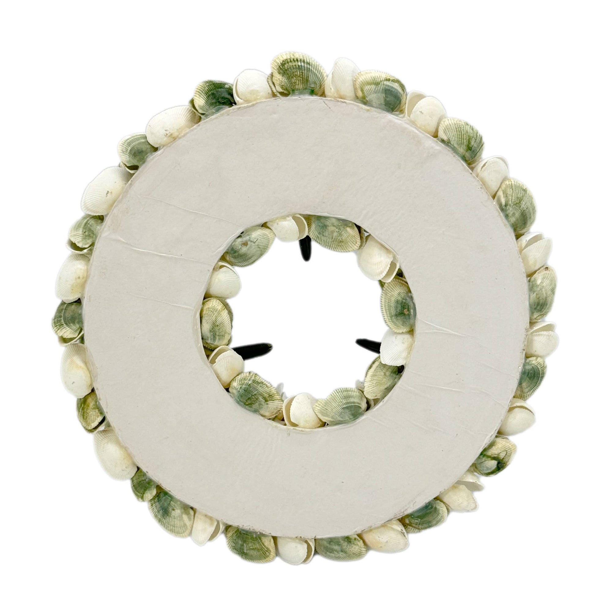 Coastal Seashell Wreath -  Light Blue/Aqua