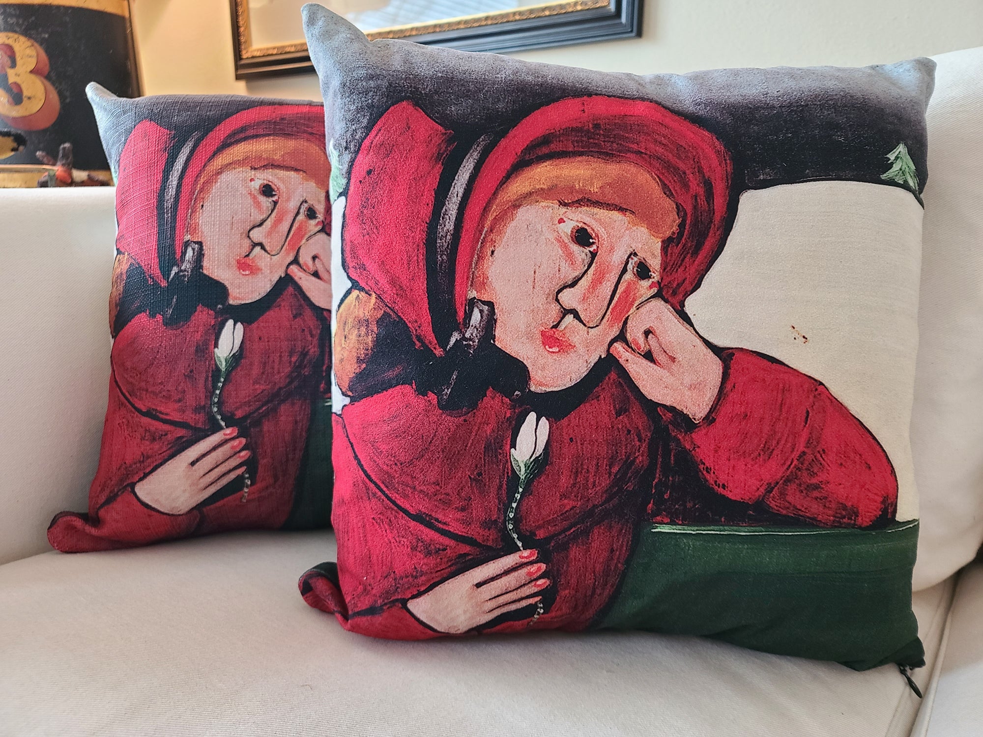 NANCY THOMAS PILLOWS - The Rose (16x16 Microsuede)-DISCONTINUED