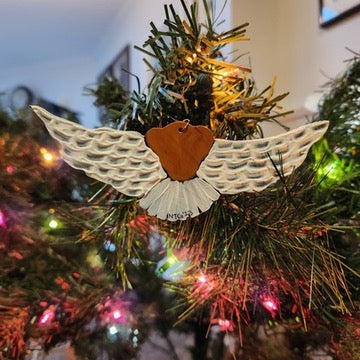 Nancy Thomas Logo Angel Ornament