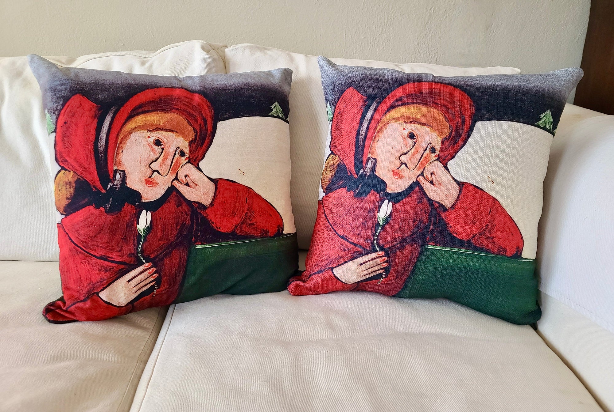 NANCY THOMAS PILLOWS - The Rose (16x16 Microsuede)-DISCONTINUED