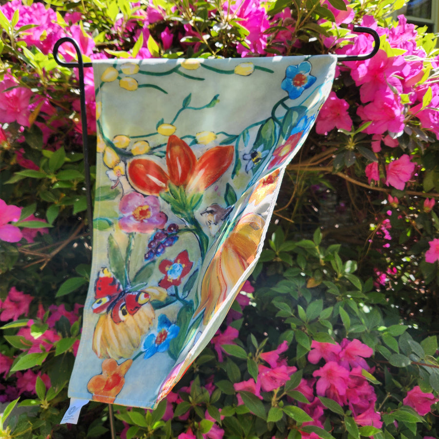 Garden Flags - Flowers Creatures