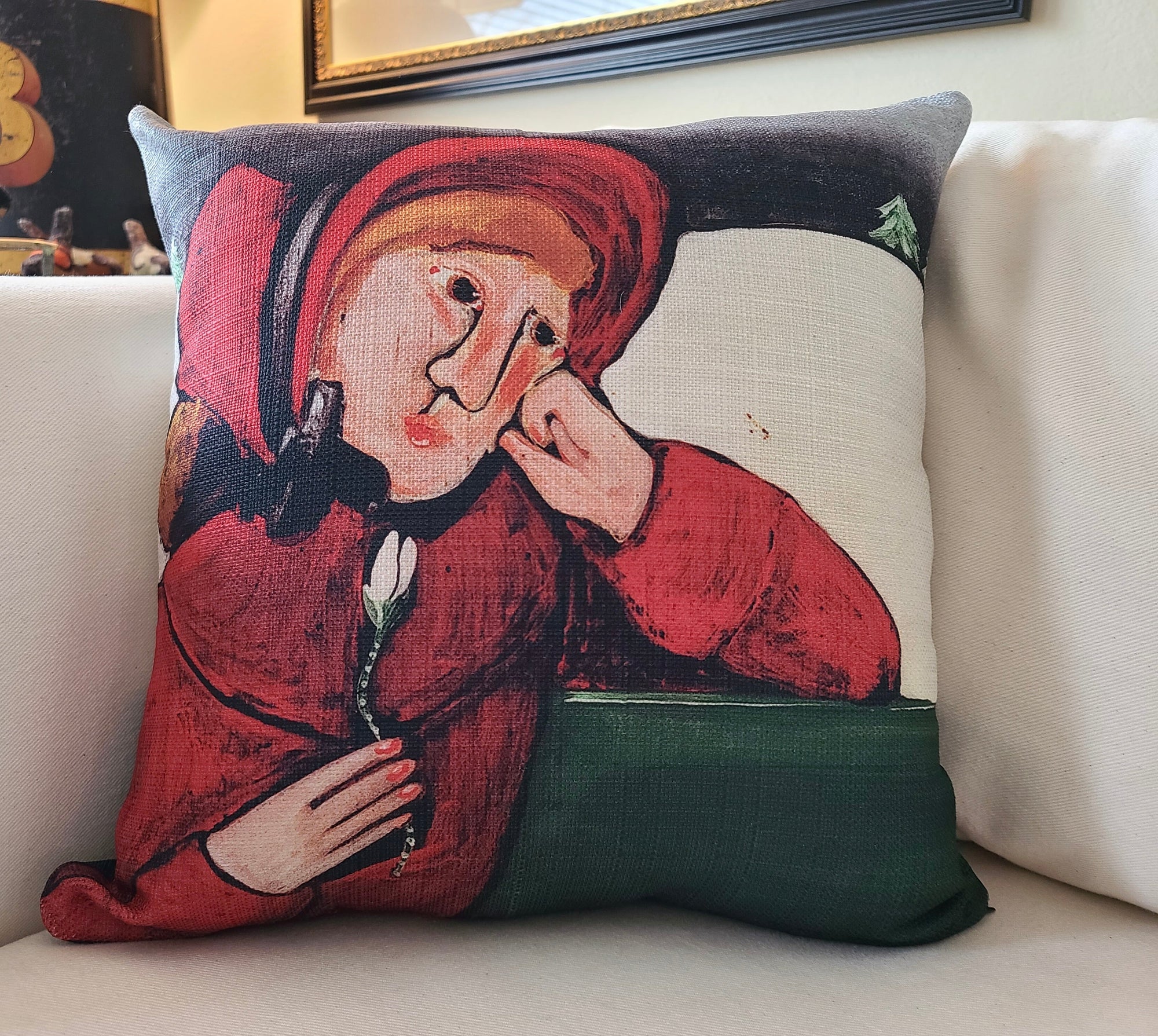 NANCY THOMAS PILLOWS - The Rose (16x16 Microsuede)-DISCONTINUED