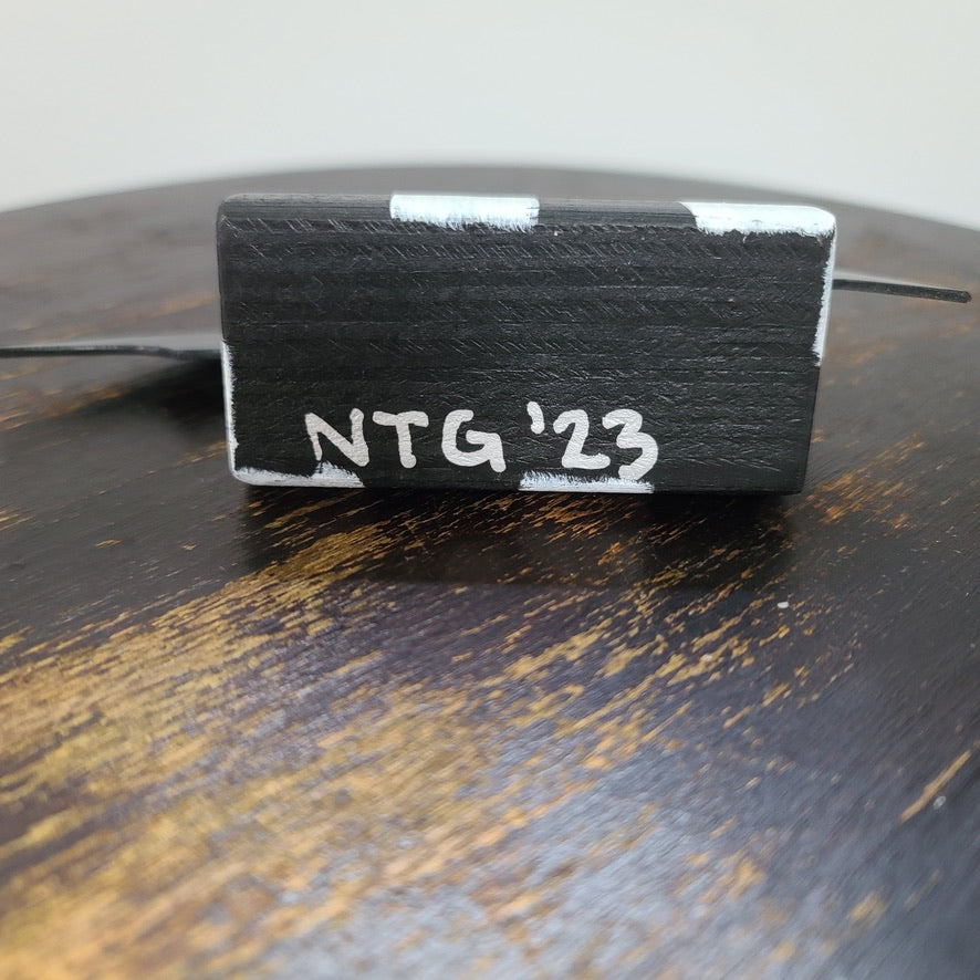 Bats Table Topper on Checked Base