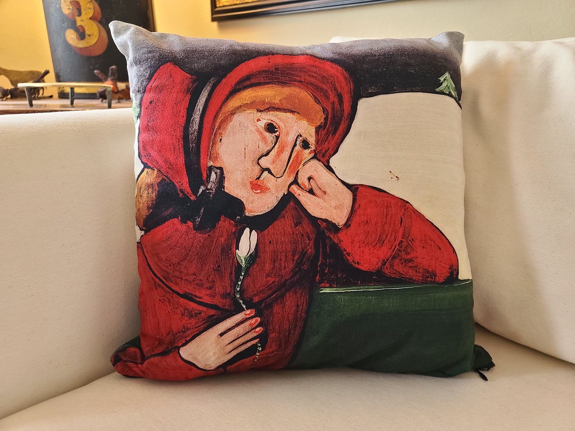 NANCY THOMAS PILLOWS - The Rose (16x16 Microsuede)-DISCONTINUED