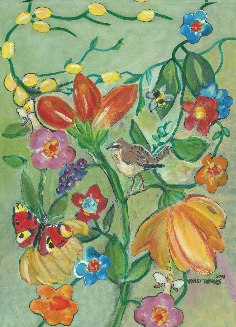 Garden Flags - Flowers Creatures