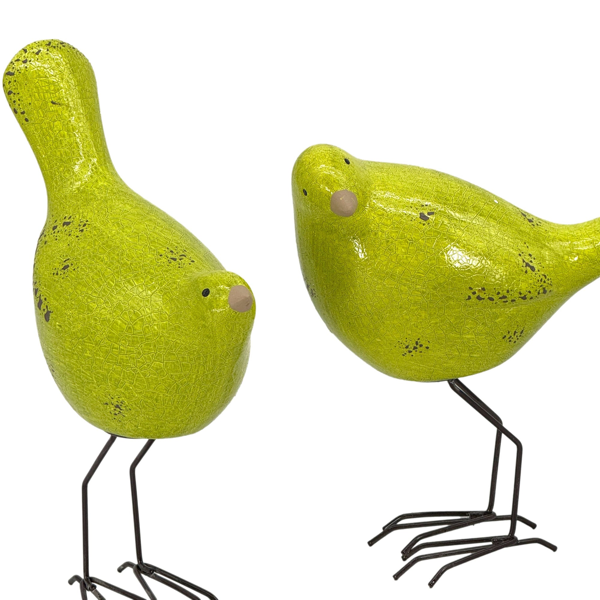 Little Birdie Statue - Perfect Avocado Green