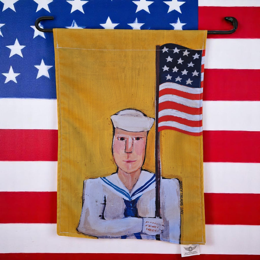 Garden Flags - Sailor & Flag