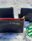 Upcycled Innertube Zippered Pouch