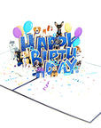 3D Pop-up Card - Dogs (First Class Forever stamp included)