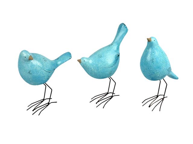 Little Birdie Statue - Clear Skies Blue