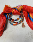 Laura Thomas Cluster Bracelets and Scarf combo- Joyful Day