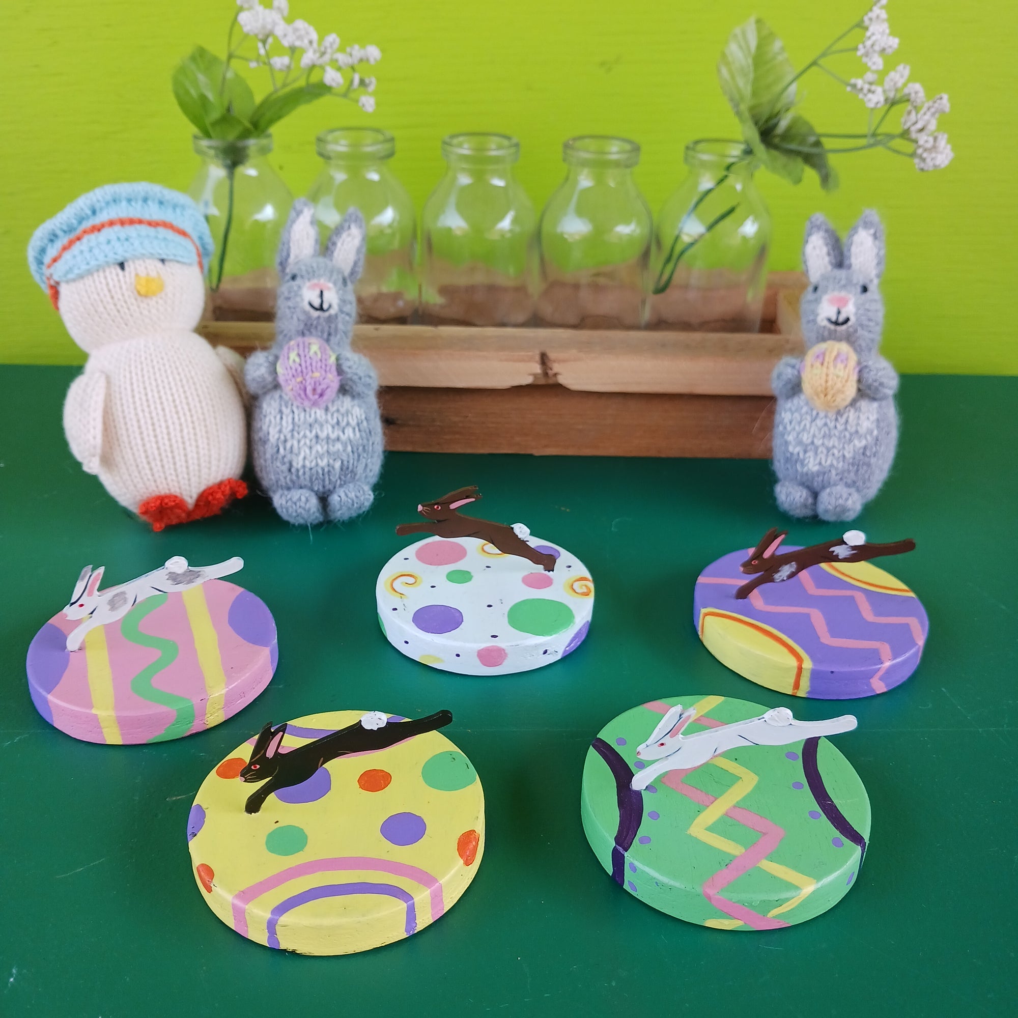 Easter Egg Bunny Table Topper