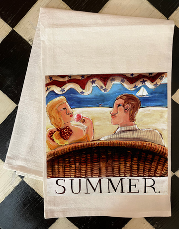 NANCY THOMAS KITCHEN TEA TOWELS - Original Series Summer