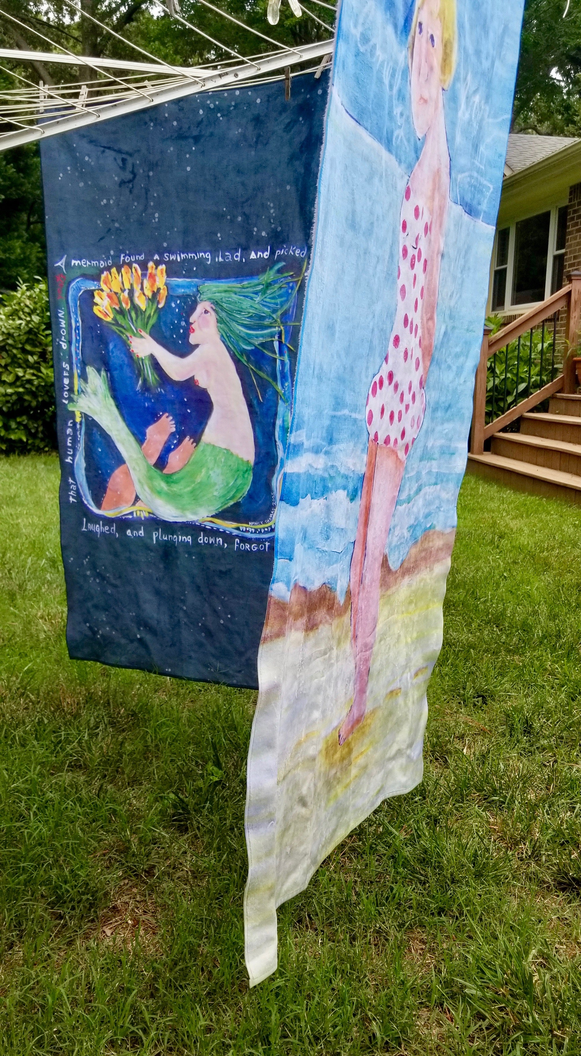 King Size Plush Beach Towels - CENTER of ATTRACTION