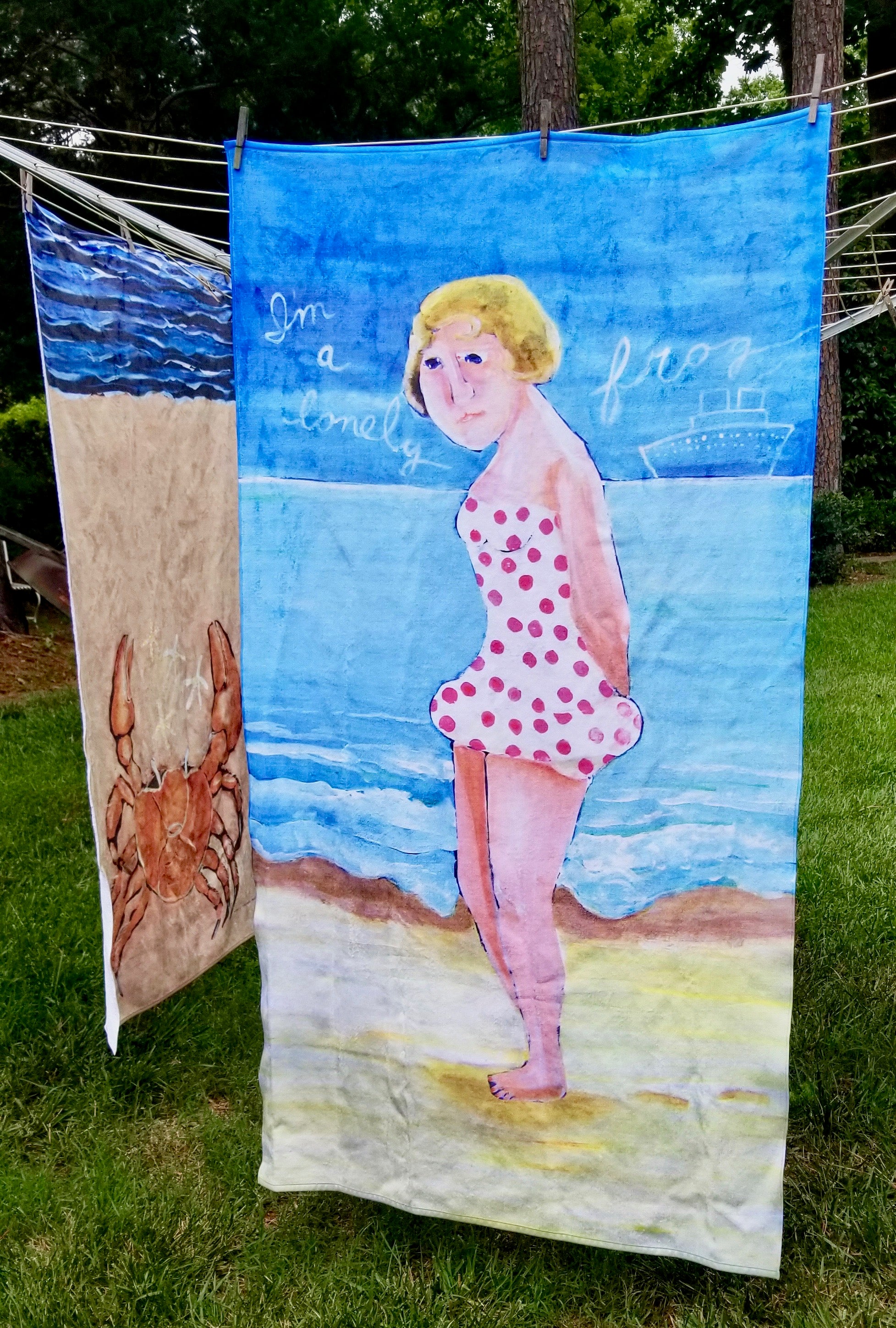 King Size Plush Beach Towels - CENTER of ATTRACTION