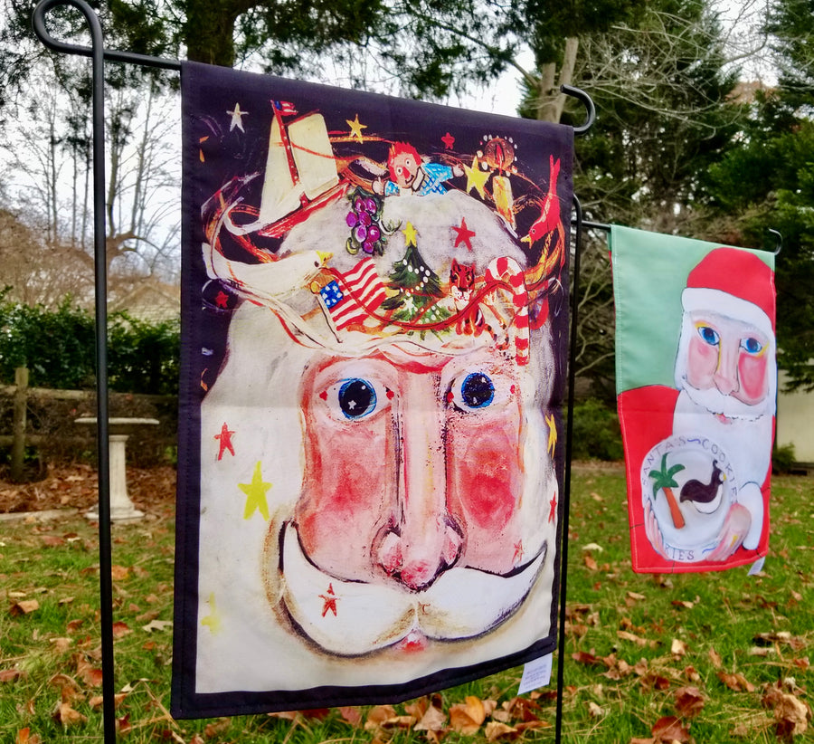 Garden Flags - Uptown Santa