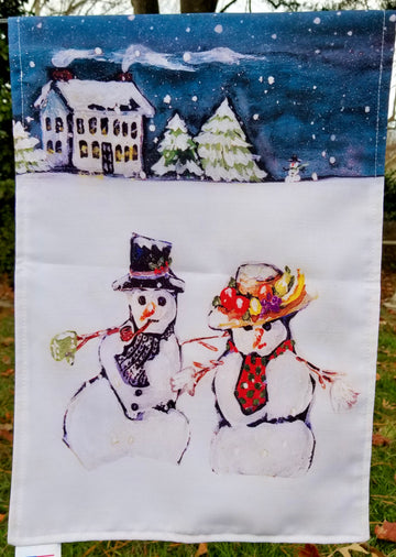 Garden Flags - Snow People