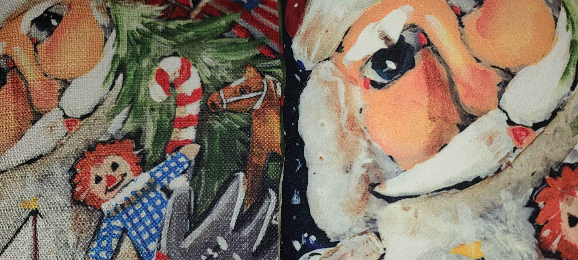 NANCY THOMAS PILLOWS - Santas - Original Celebrate