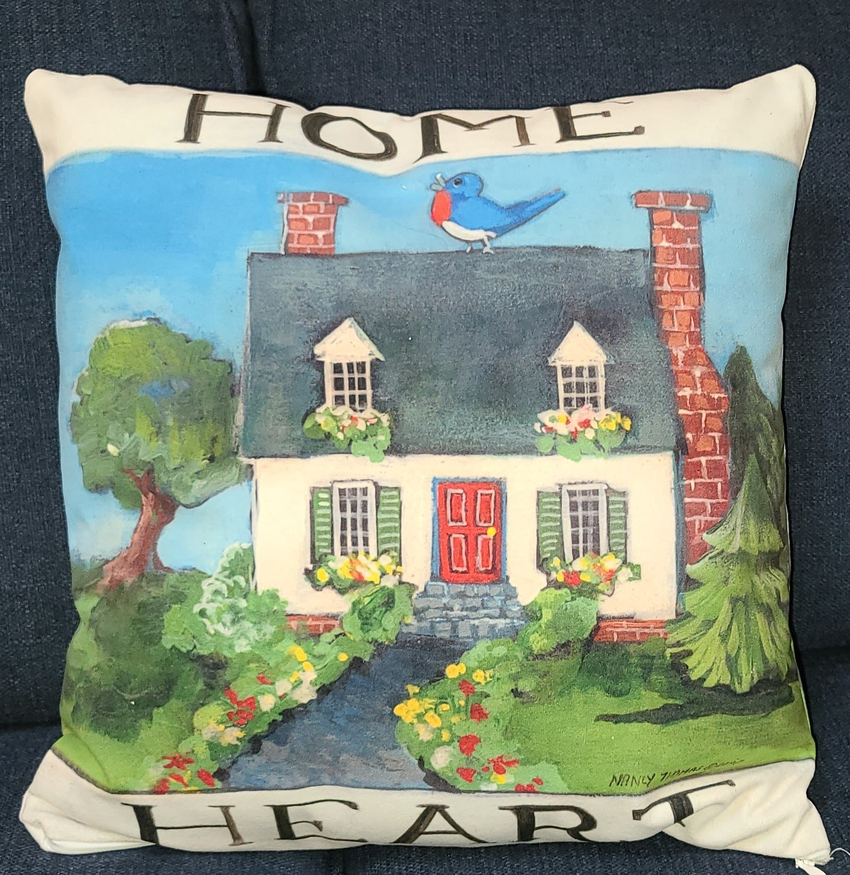 NANCY THOMAS PILLOWS - Home and Heart Collection - Cottage