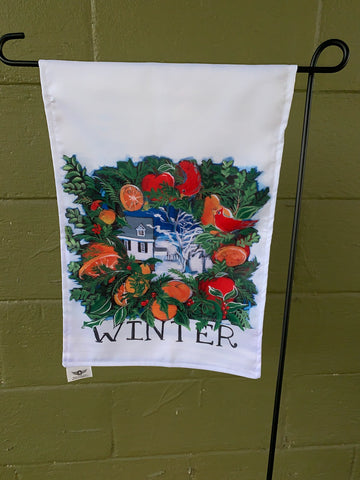 Garden Flags - Colonial Williamsburg Series - Winter