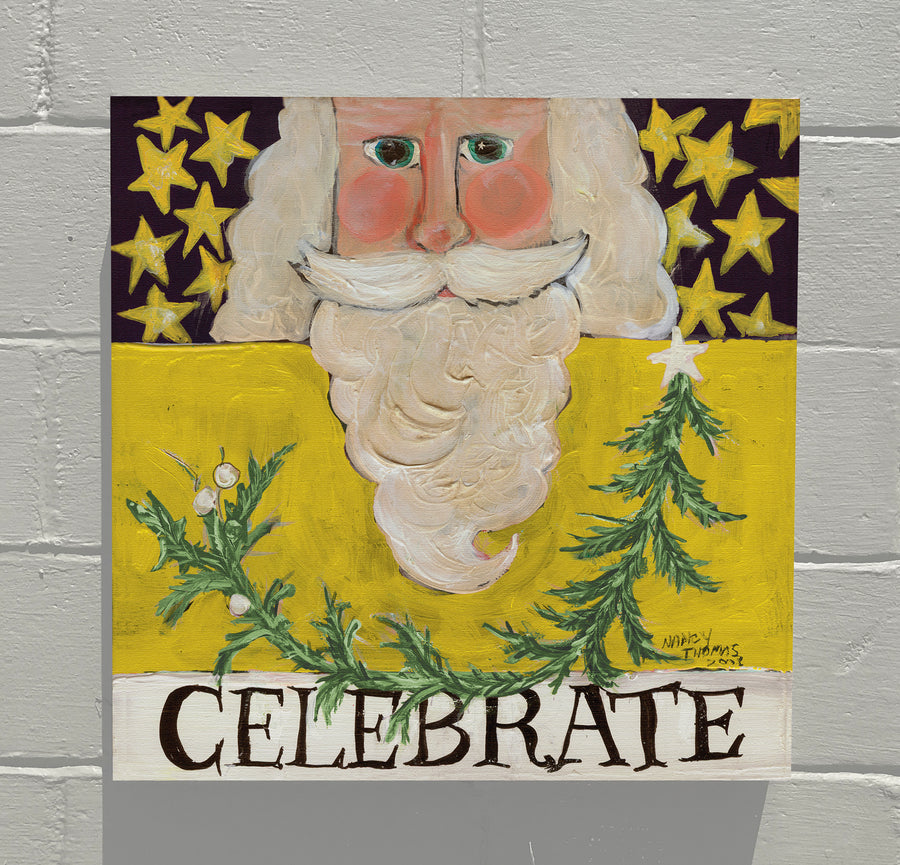 Gallery Grand - Celebrate Santa - Young at Heart Yellow